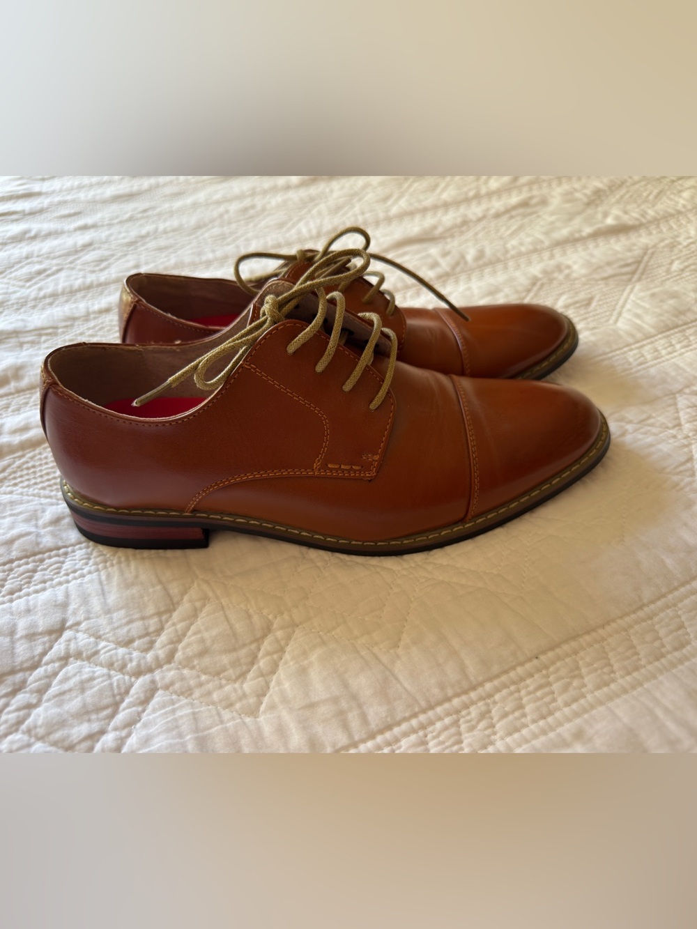 Bruno Marc - Men's Classic Oxford Dress Shoes - Brown 8 W